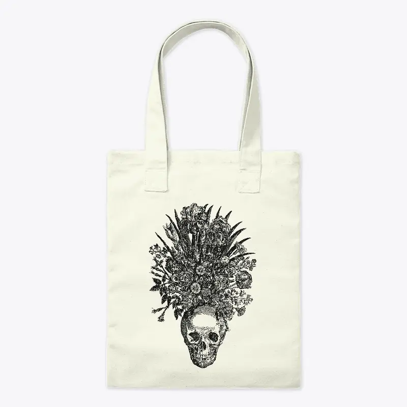 May Queen Skull w/ Floral Headdress