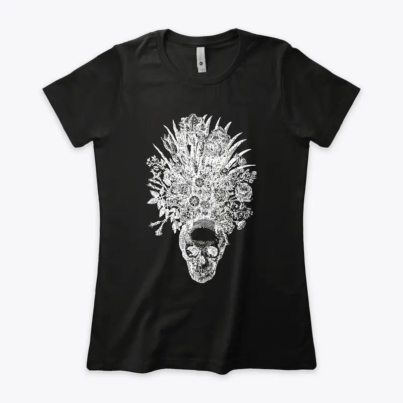 May Queen Skull w/ Floral Headdress