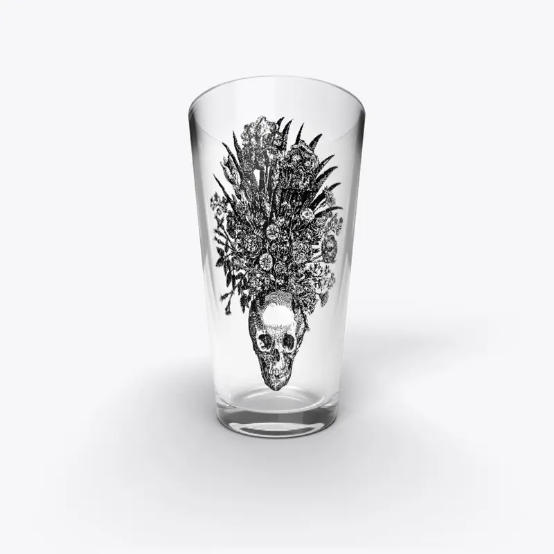 May Queen Skull w/ Floral Headdress